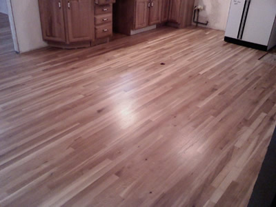 Installed #1 common Rift and Quartered White Oak Hardwood floor in Marion